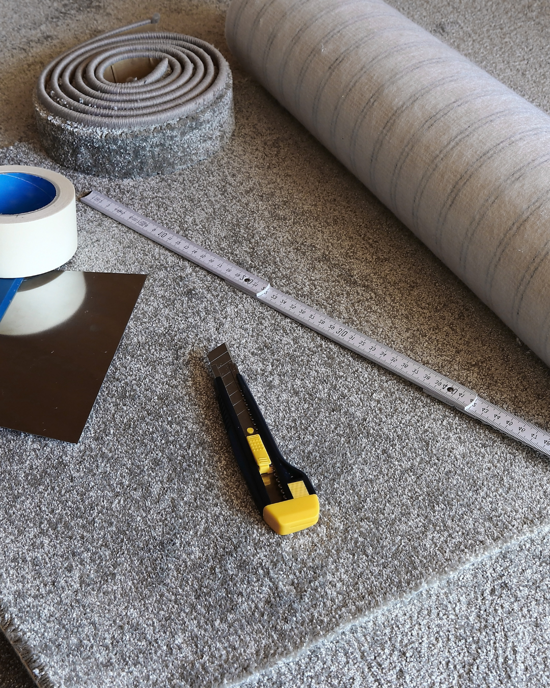 Beautiful newly installed carpet